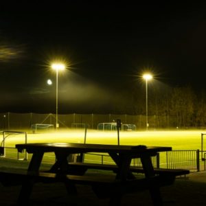 ECLAIRAGE DE STADE DE FOOT AVEC PROJECTEUR LED